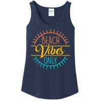 Beach Vibes Only Vacation Travel Ladies Essential Tank