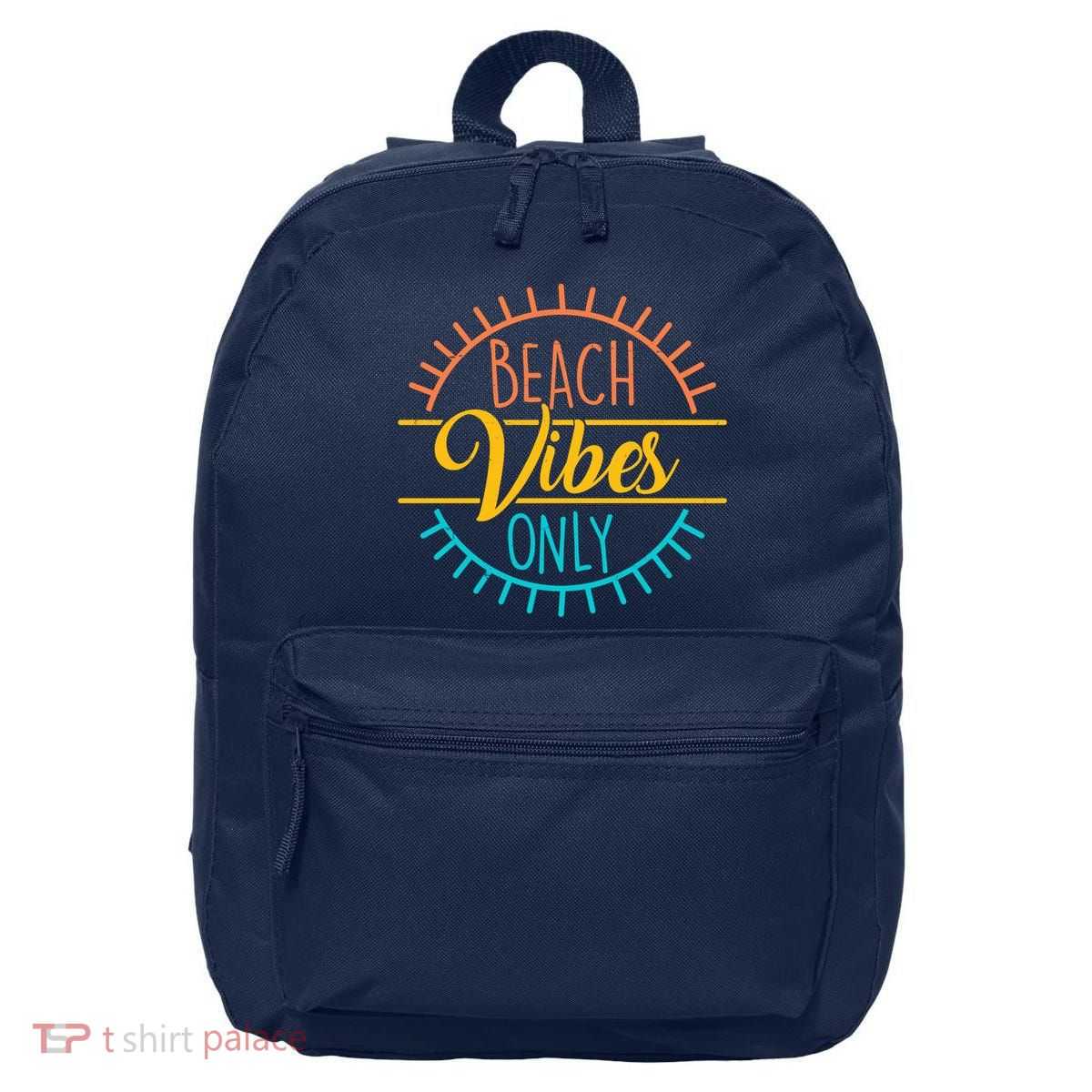 Beach Vibes Only Vacation Travel 16 in Basic Backpack