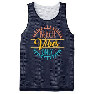 Beach Vibes Only Vacation Travel Mesh Reversible Basketball Jersey Tank