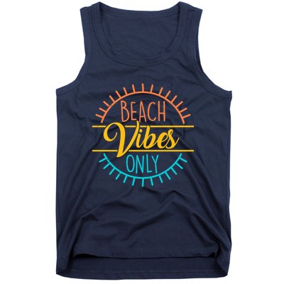 Beach Vibes Only Vacation Travel Tank Top