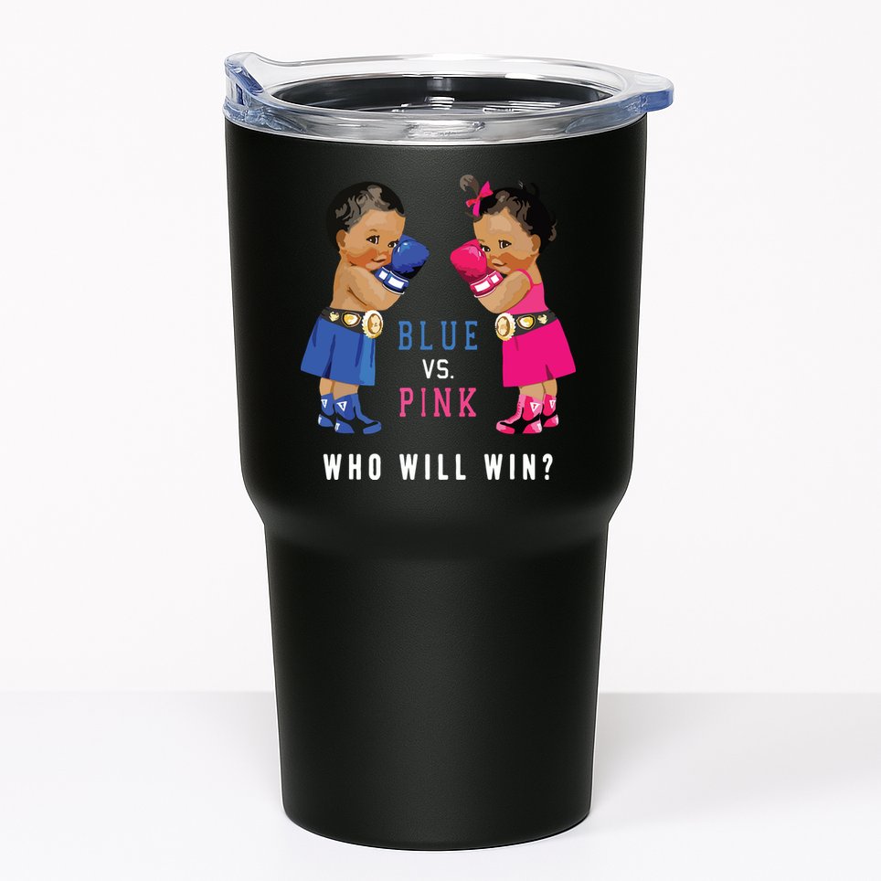 Blue Vs Pink Ethnic Boxing Babies Gender Reveals Tumbler