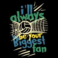 Beach Volleyball Player ILl Always Be Your Biggest Fan Hit Gift Impact Tech Backpack