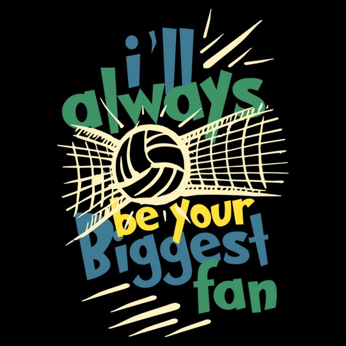Beach Volleyball Player ILl Always Be Your Biggest Fan Hit Gift Impact Tech Backpack