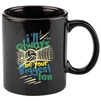 Beach Volleyball Player ILl Always Be Your Biggest Fan Hit Gift 11oz C Handle Ceramic Mug