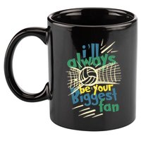 Beach Volleyball Player ILl Always Be Your Biggest Fan Hit Gift 11oz C Handle Ceramic Mug