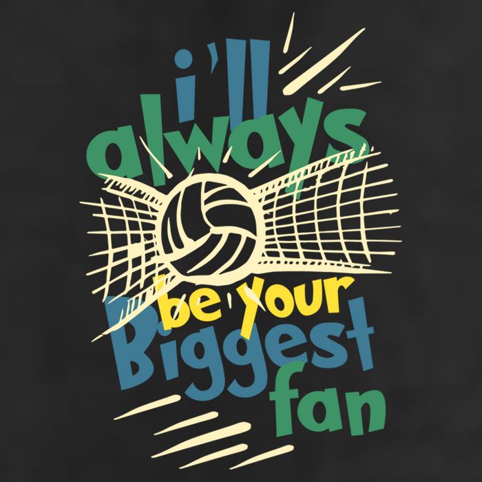 Beach Volleyball Player ILl Always Be Your Biggest Fan Hit Gift 11oz C Handle Ceramic Mug