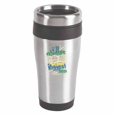 Beach Volleyball Player ILl Always Be Your Biggest Fan Hit Gift 16oz Travel Tumbler