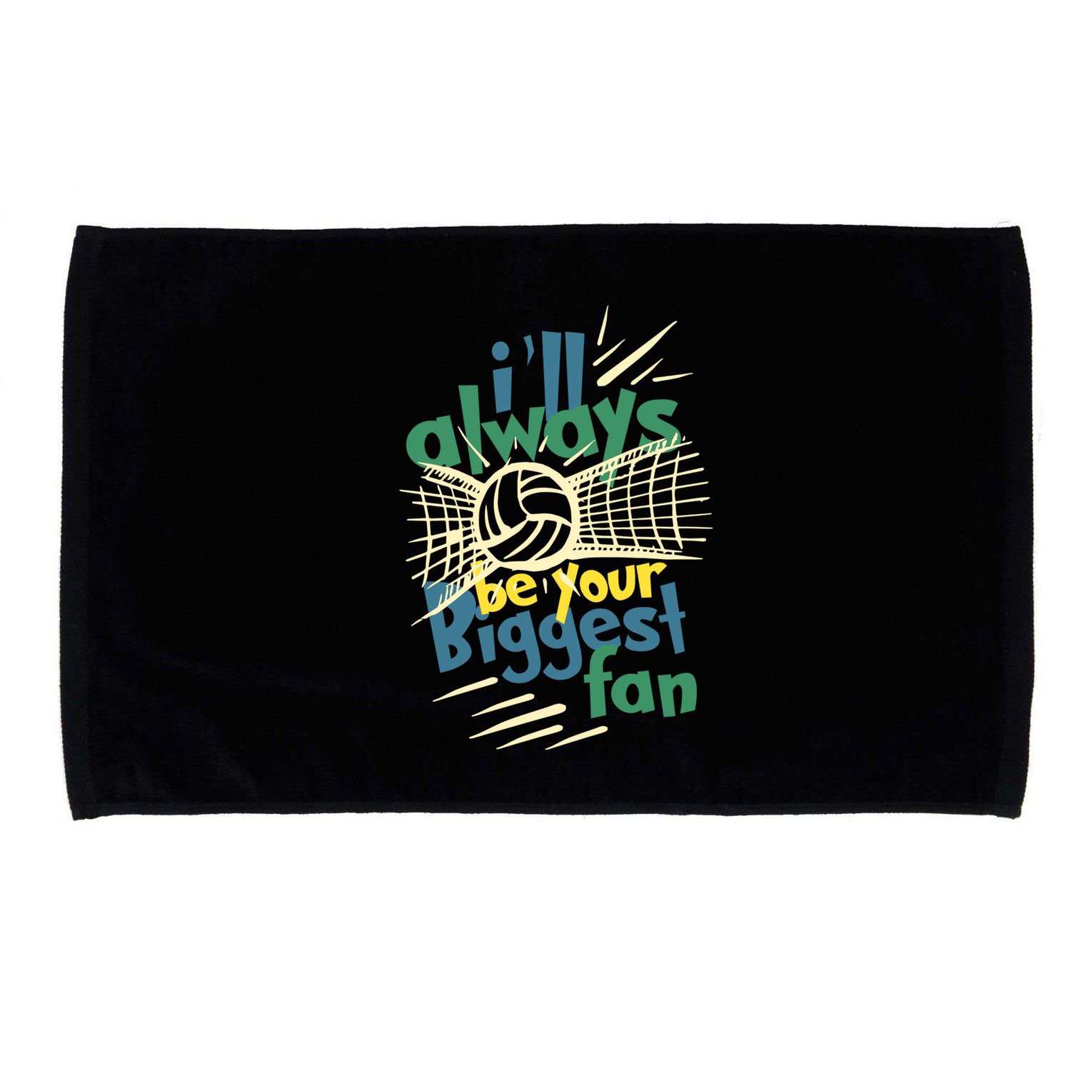 Beach Volleyball Player ILl Always Be Your Biggest Fan Hit Gift Microfiber Hand Towel