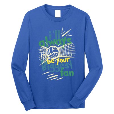 Beach Volleyball Player ILl Always Be Your Biggest Fan Hit Gift Long Sleeve Shirt