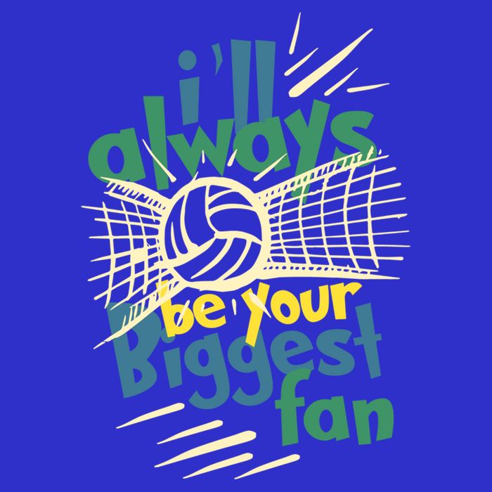 Beach Volleyball Player ILl Always Be Your Biggest Fan Hit Gift Button