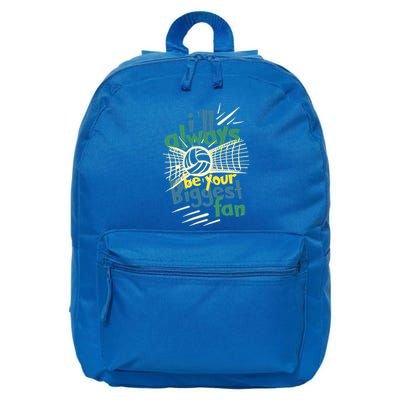 Beach Volleyball Player ILl Always Be Your Biggest Fan Hit Gift 16 in Basic Backpack