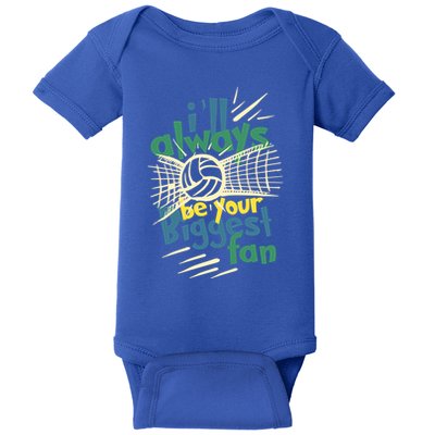 Beach Volleyball Player ILl Always Be Your Biggest Fan Hit Gift Baby Bodysuit