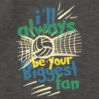 Beach Volleyball Player ILl Always Be Your Biggest Fan Hit Gift Vector Backpack
