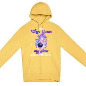 Black Virgo Queen Melanin Virgo Zodiac Sign Virgo Astrology Gift Premium Pullover Hoodie