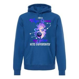 Black Virgo Queen Melanin Virgo Zodiac Sign Virgo Astrology Gift Premium Hoodie