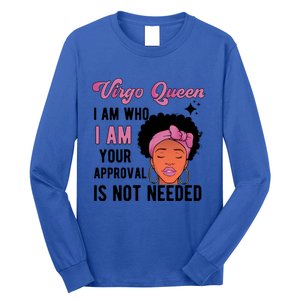 Black Virgo Queen Virgo Zodiac Sign Melanin Virgo Horoscope Gift Long Sleeve Shirt