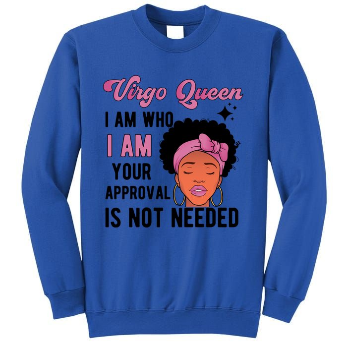 Black Virgo Queen Virgo Zodiac Sign Melanin Virgo Horoscope Gift Sweatshirt