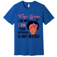 Black Virgo Queen Virgo Zodiac Sign Melanin Virgo Horoscope Gift Premium T-Shirt