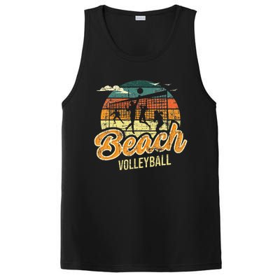 Beach Volleyball Retro Vintage Athletes Players Setters PosiCharge Competitor Tank