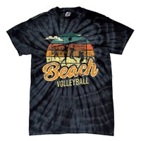 Beach Volleyball Retro Vintage Athletes Players Setters Tie-Dye T-Shirt