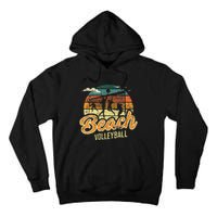 Beach Volleyball Retro Vintage Athletes Players Setters Tall Hoodie