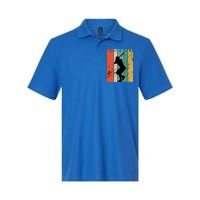 Baseball Vintage Retro Distressed Funny Gift Softstyle Adult Sport Polo