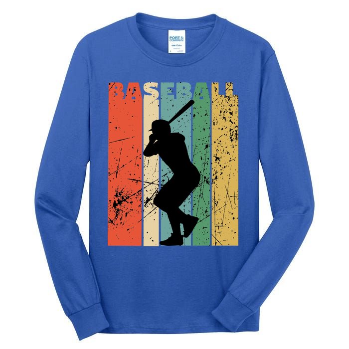 Baseball Vintage Retro Distressed Funny Gift Tall Long Sleeve T-Shirt