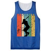 Baseball Vintage Retro Distressed Funny Gift Mesh Reversible Basketball Jersey Tank