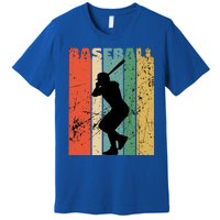 Baseball Vintage Retro Distressed Funny Gift Premium T-Shirt