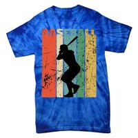 Baseball Vintage Retro Distressed Funny Gift Tie-Dye T-Shirt