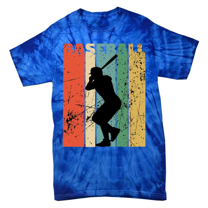 Baseball Vintage Retro Distressed Funny Gift Tie-Dye T-Shirt