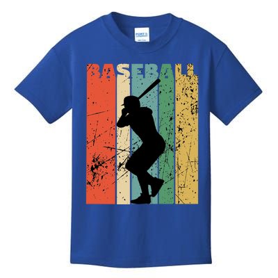 Baseball Vintage Retro Distressed Funny Gift Kids T-Shirt