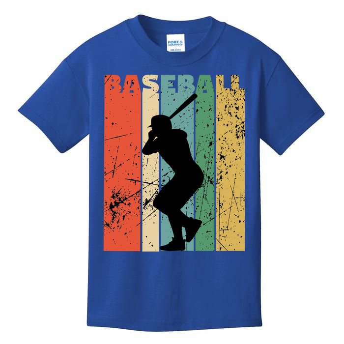 Baseball Vintage Retro Distressed Funny Gift Kids T-Shirt