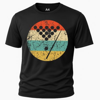 Billiards Vintage Retro Pool Cooling Performance Crew T-Shirt