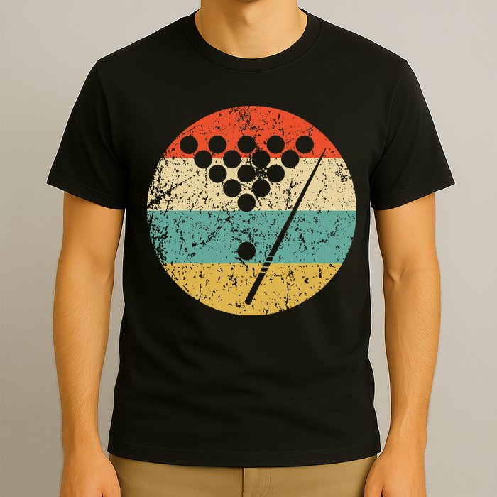 Billiards Vintage Retro Pool T-Shirt