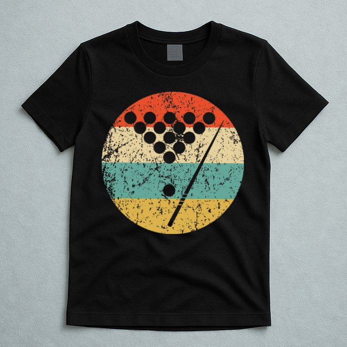 Billiards Vintage Retro Pool T-Shirt