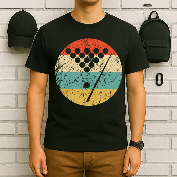 Billiards Vintage Retro Pool T-Shirt