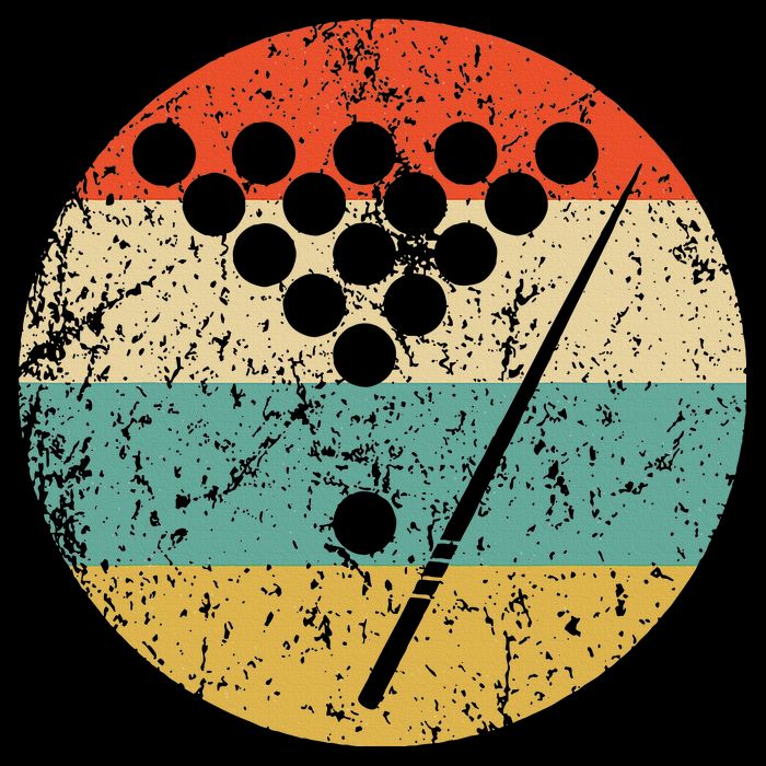 Billiards Vintage Retro Pool T-Shirt