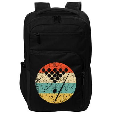 Billiards Vintage Retro Pool Impact Tech Backpack