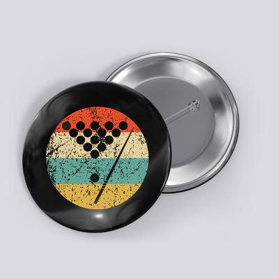 Billiards Vintage Retro Pool Button