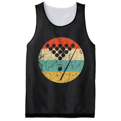 Billiards Vintage Retro Pool Mesh Reversible Basketball Jersey Tank
