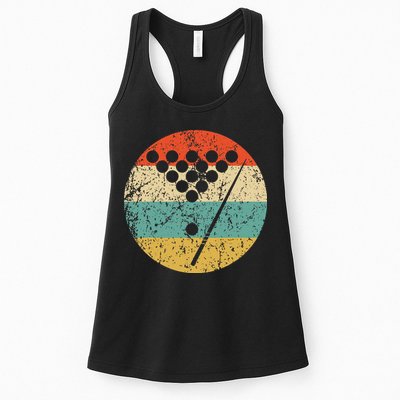 Billiards Vintage Retro Pool Womens Tank Top