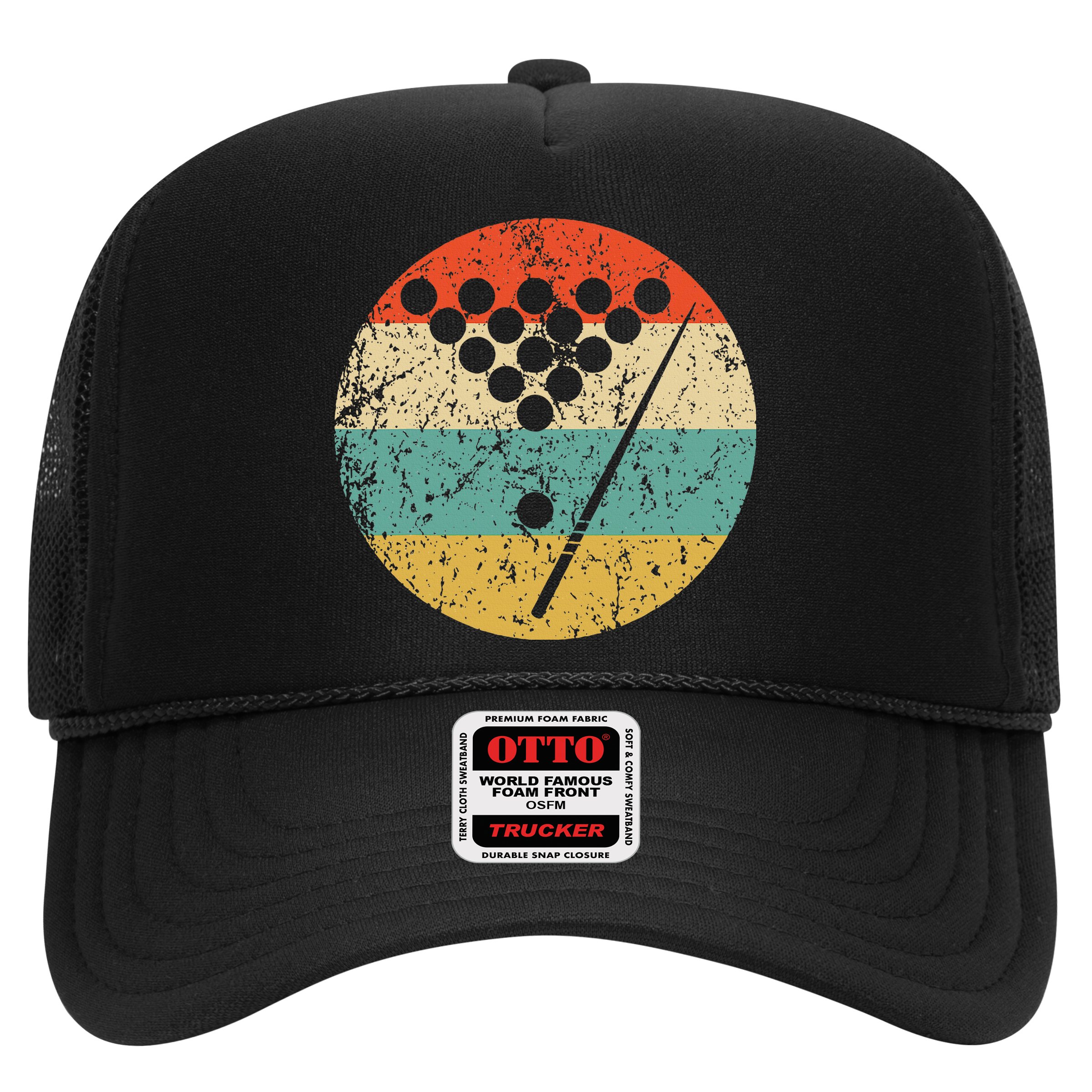 Billiards Vintage Retro Pool Hat
