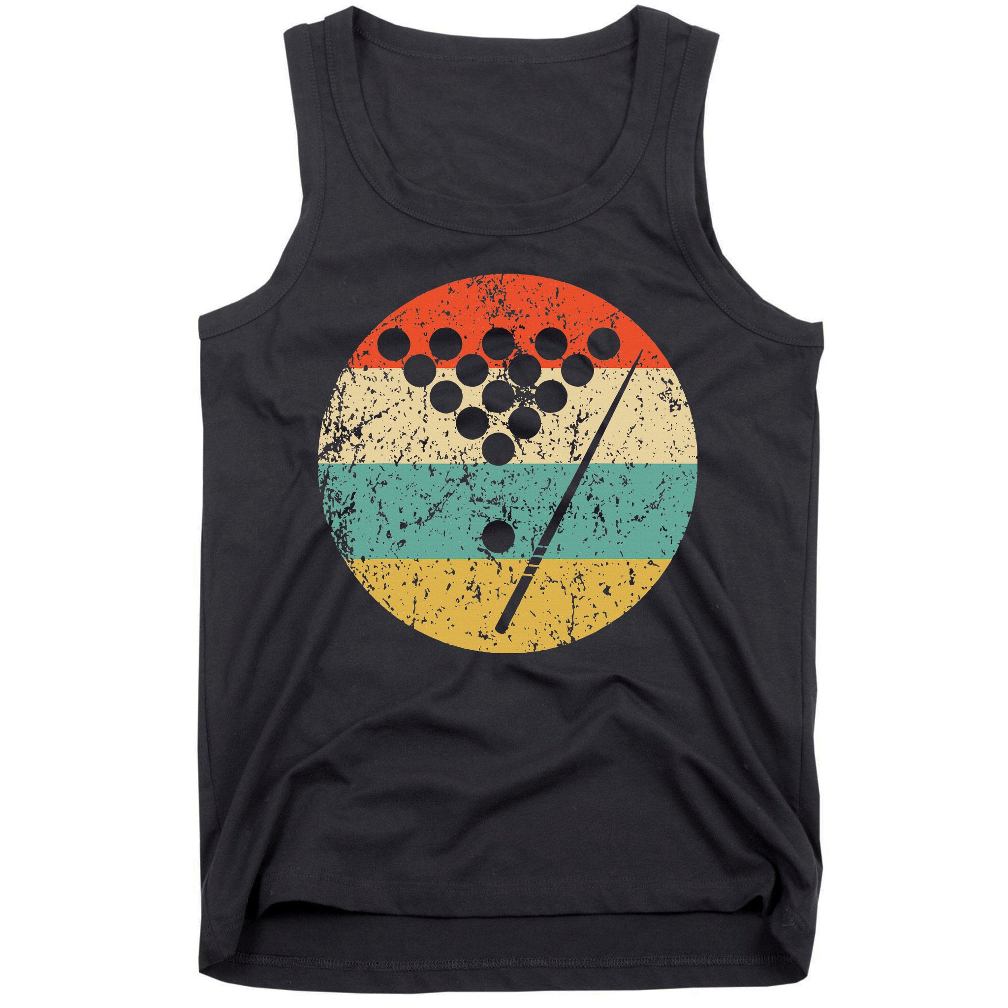 Billiards Vintage Retro Pool Tank Top