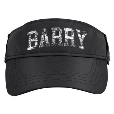 Barry Vintage Retro College Athletic Sports Adult Drive Performance Visor