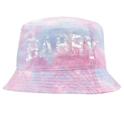 Barry Vintage Retro College Athletic Sports Tie-Dyed Bucket Hat