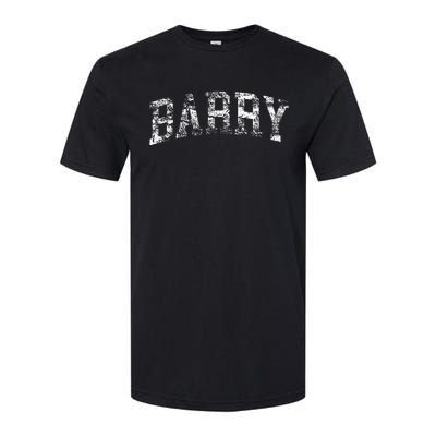 Barry Vintage Retro College Athletic Sports Softstyle® CVC T-Shirt