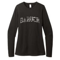 Baruch Vintage Retro College Athletic Sports Womens CVC Long Sleeve Shirt