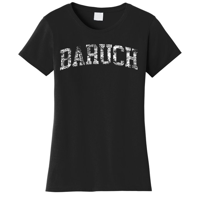 Baruch Vintage Retro College Athletic Sports Women's T-Shirt