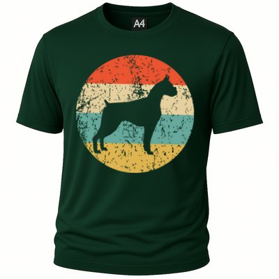Boxer Vintage Retro Boxer Dog Performance Shirt